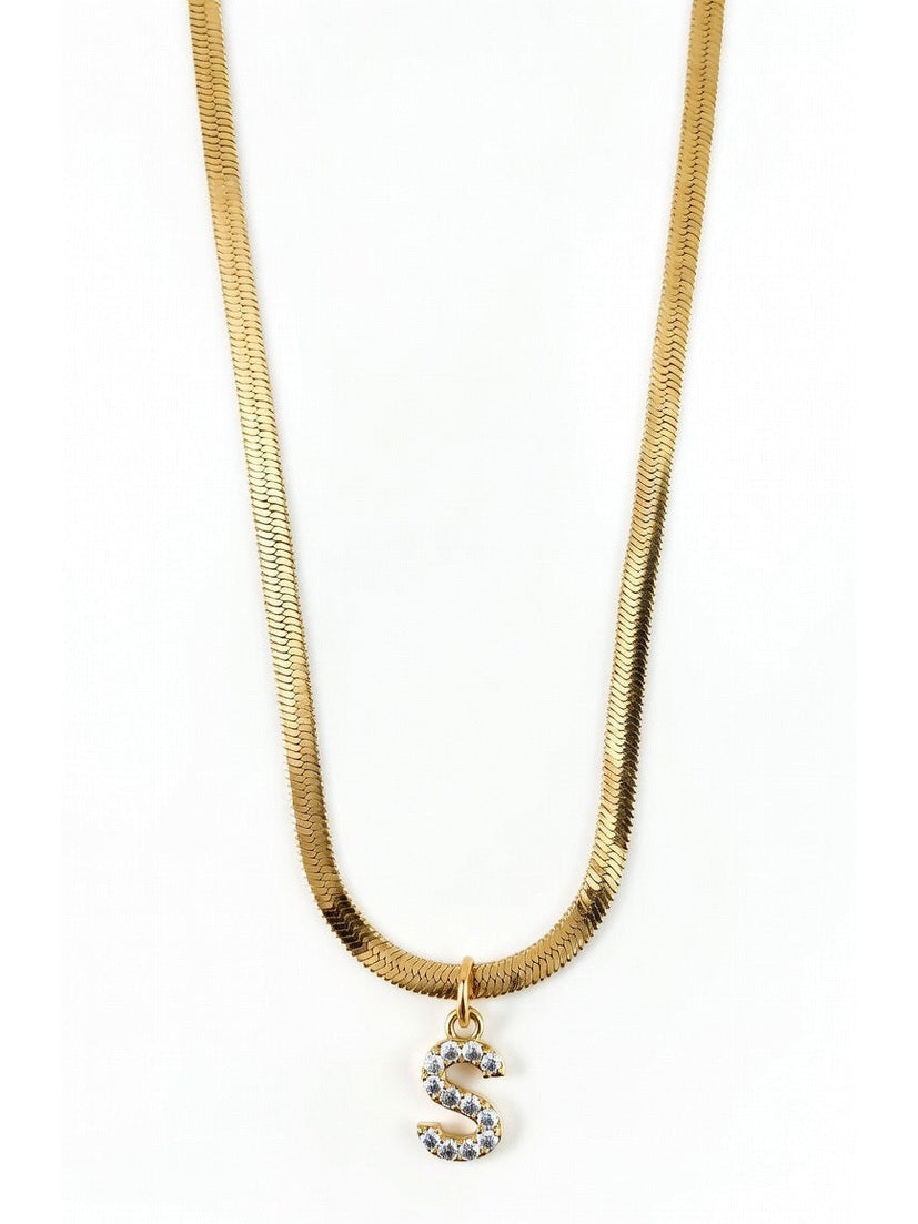 Babygirl Initial Pendant Necklace