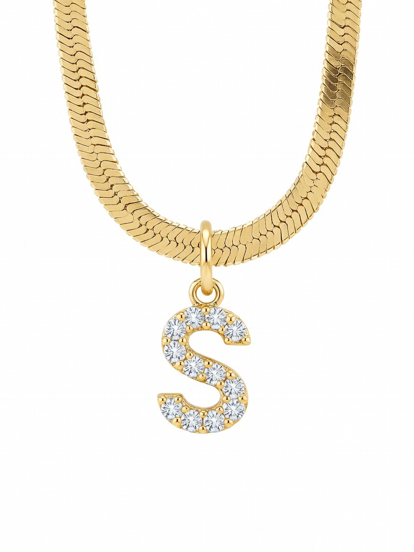 Babygirl Initial Pendant Necklace