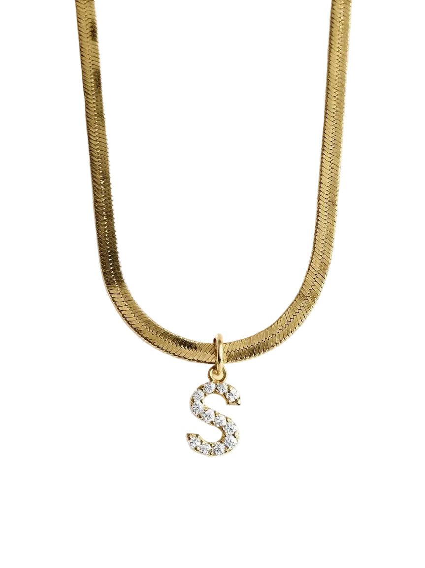 Babygirl Initial Pendant Necklace