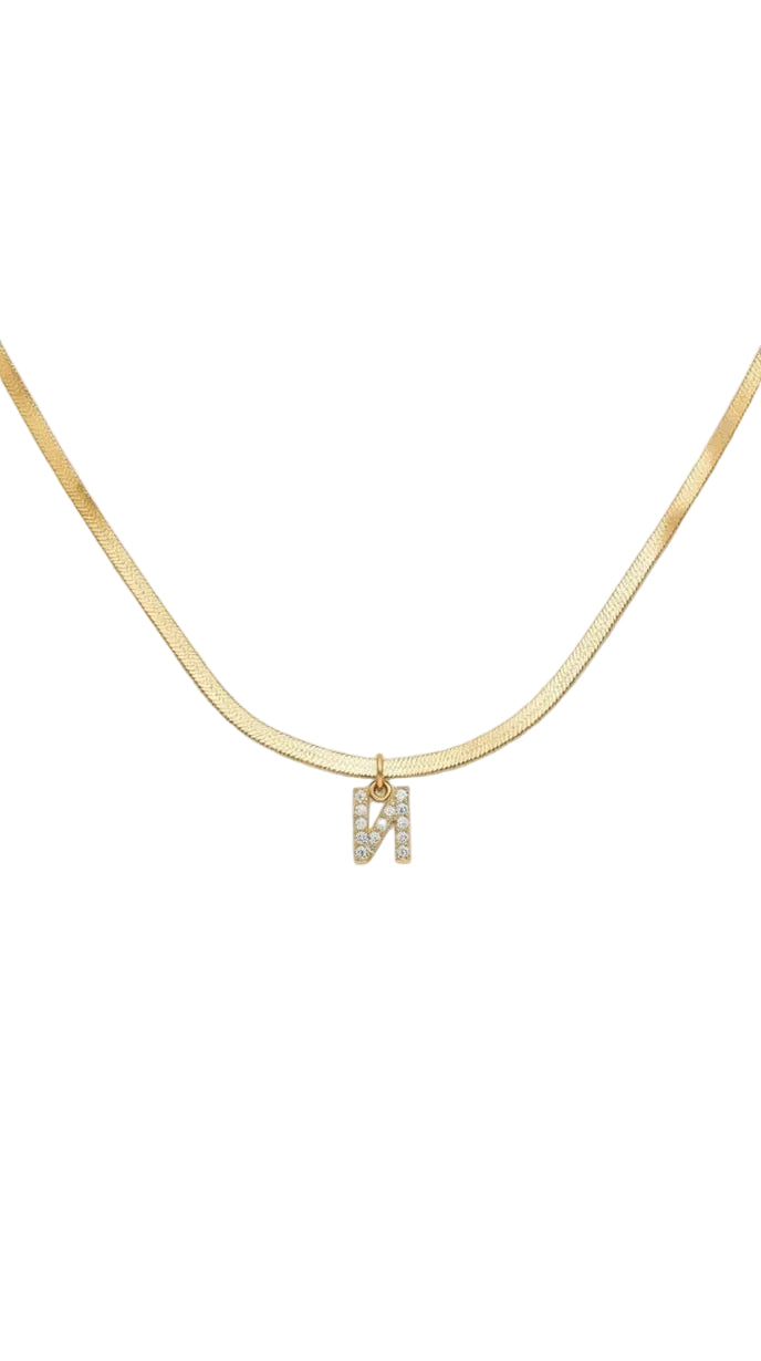 Babygirl Initial Pendant Necklace