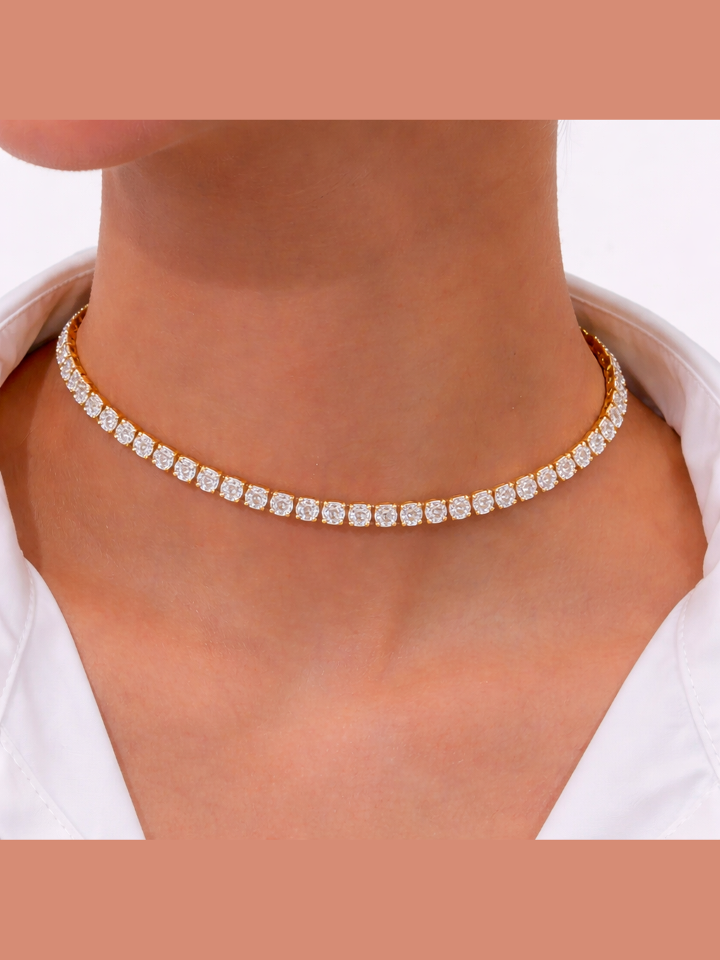 Tara Tennis Necklace