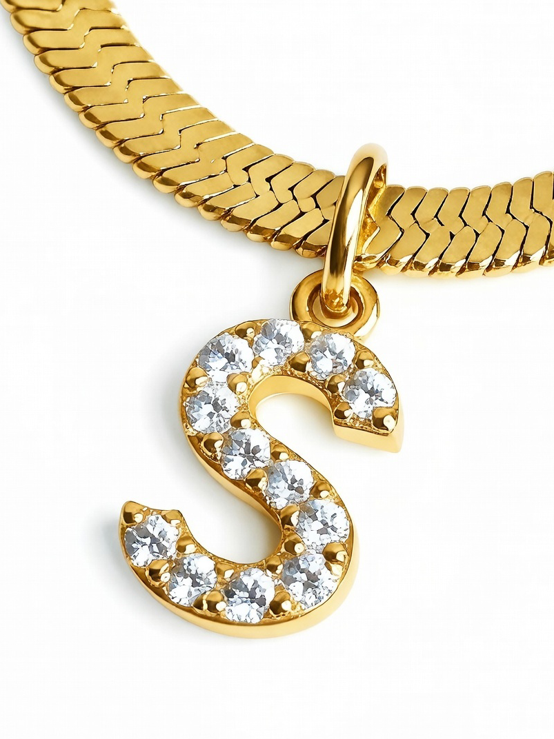 Babygirl Initial Pendant Necklace